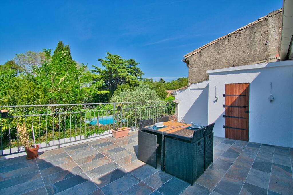 Villa Maison De Charme Centre Lezignan-C. Avec Terrasse Exterior foto